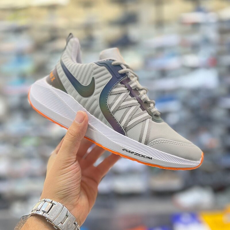 کفش راحتی نایکیزوم اسپید ایکس Zoom speed X طوسی با رویه فوم ضدآب سایز 37