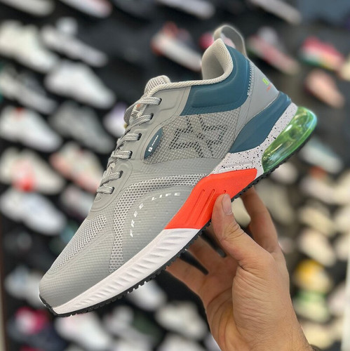 کفش راحتی مردانه آی رانر I- Runner طوسی روشن کپسول دار